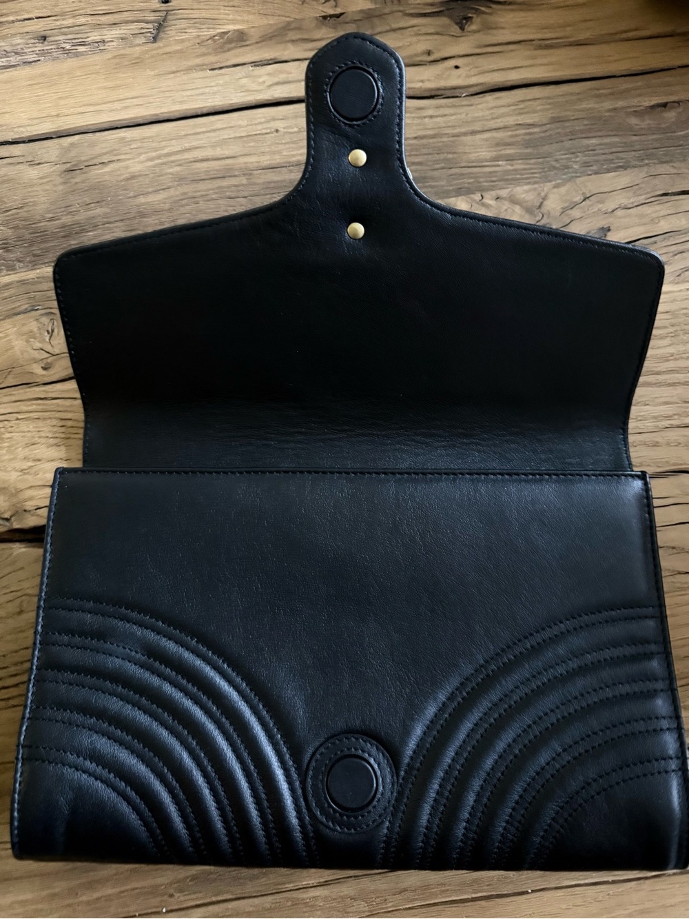 Gucci Double G Marmont Leather clutch - Picture 3 of 5